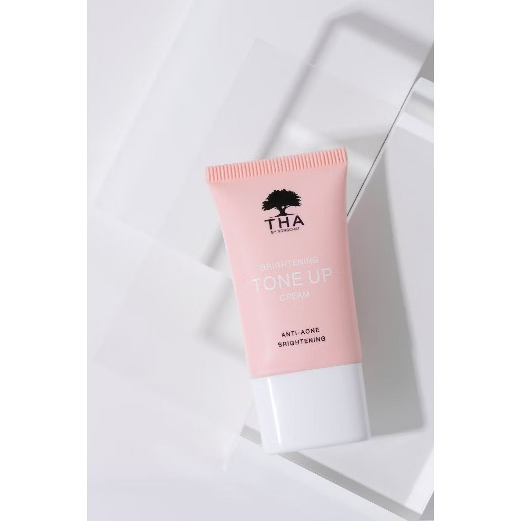 THA Brightening Tone Up Cream 15g - Alcohol & Paraben Free, Anti-Acne, Brightening