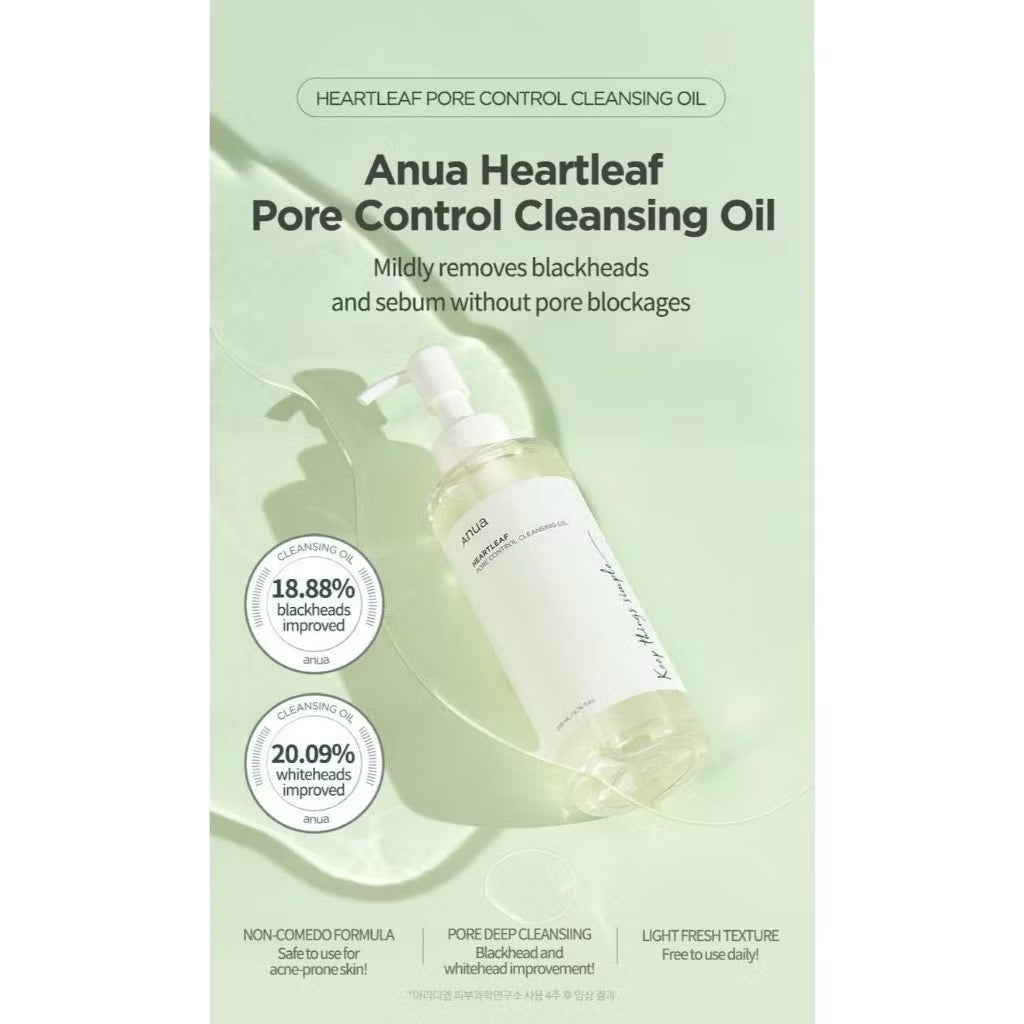 Anua Heartleaf Pore Control Cleansing Oil 20ml MINI