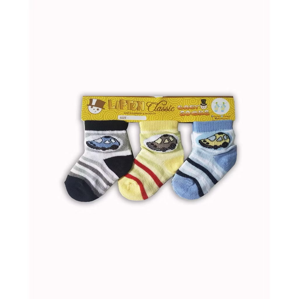 Lipton Baby Socks by’3 : Boy and Girl