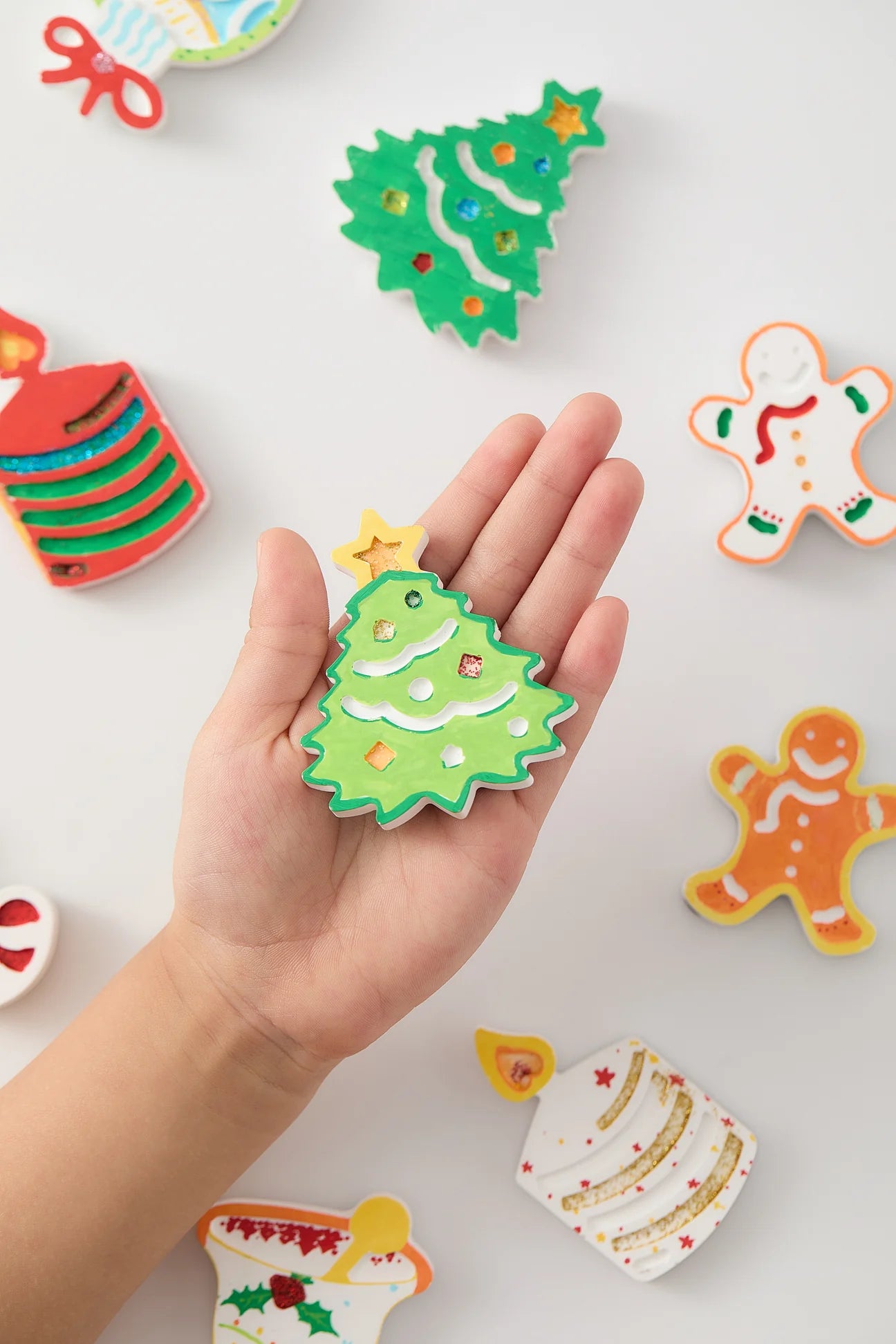 Flower Monaco Glue Painting Christmas Set