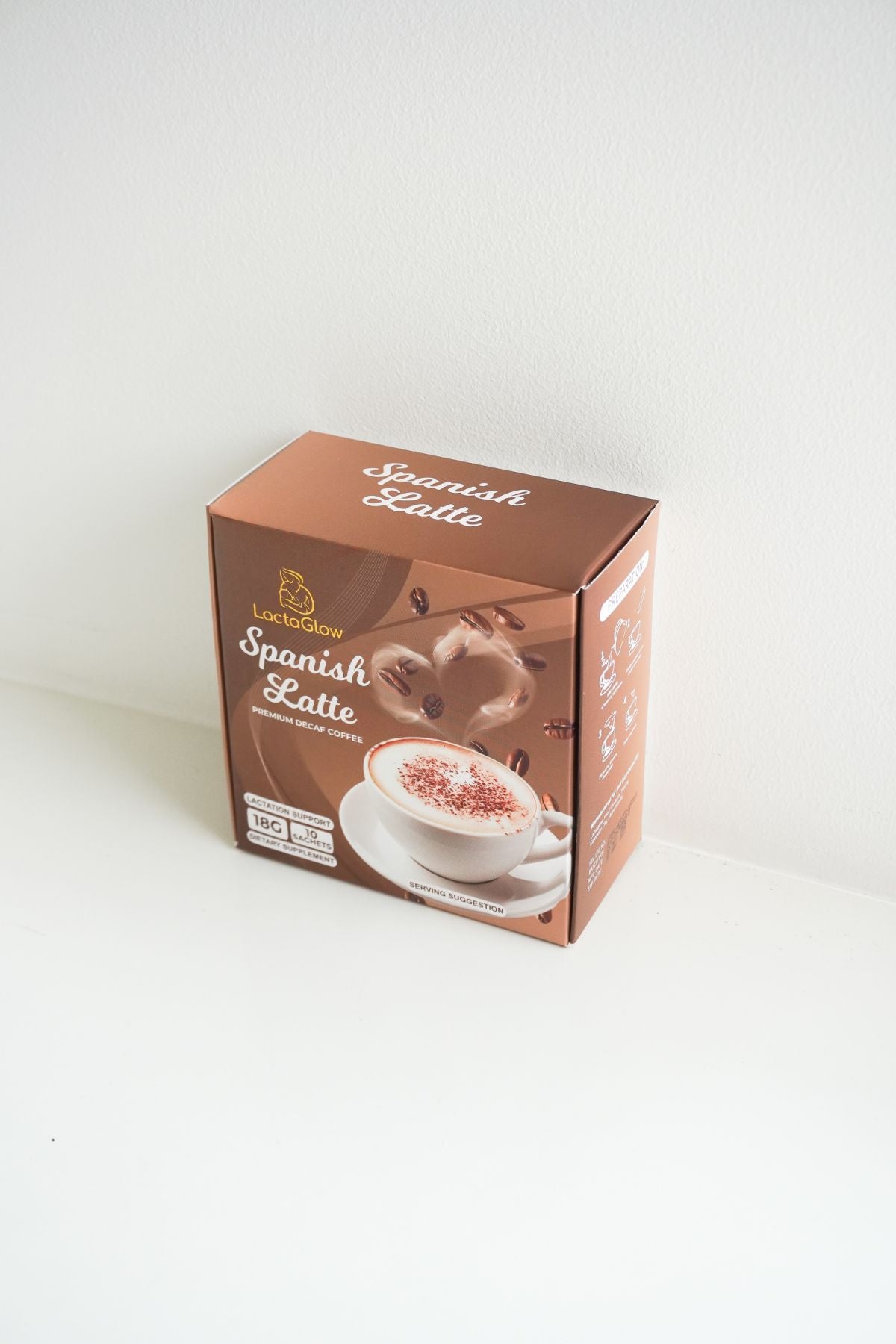Lactaglow Spanish Latte - Premium Decaf Coffee (Lactation/ Breastfeeding Support)