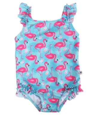 Zoocchini Baby Girl UPF50 Snap Swimsuit