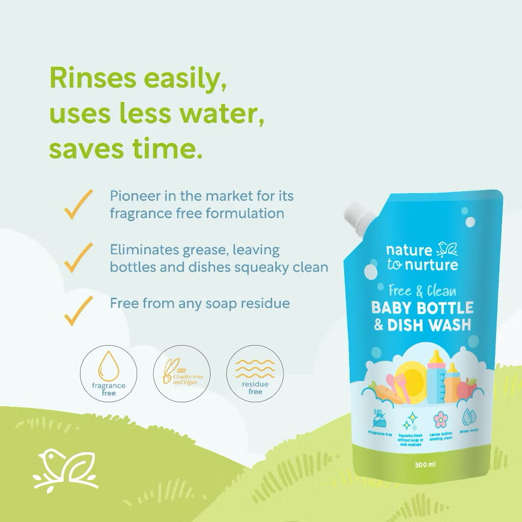 Nature to Nurture Baby Bottle and Dish Wash