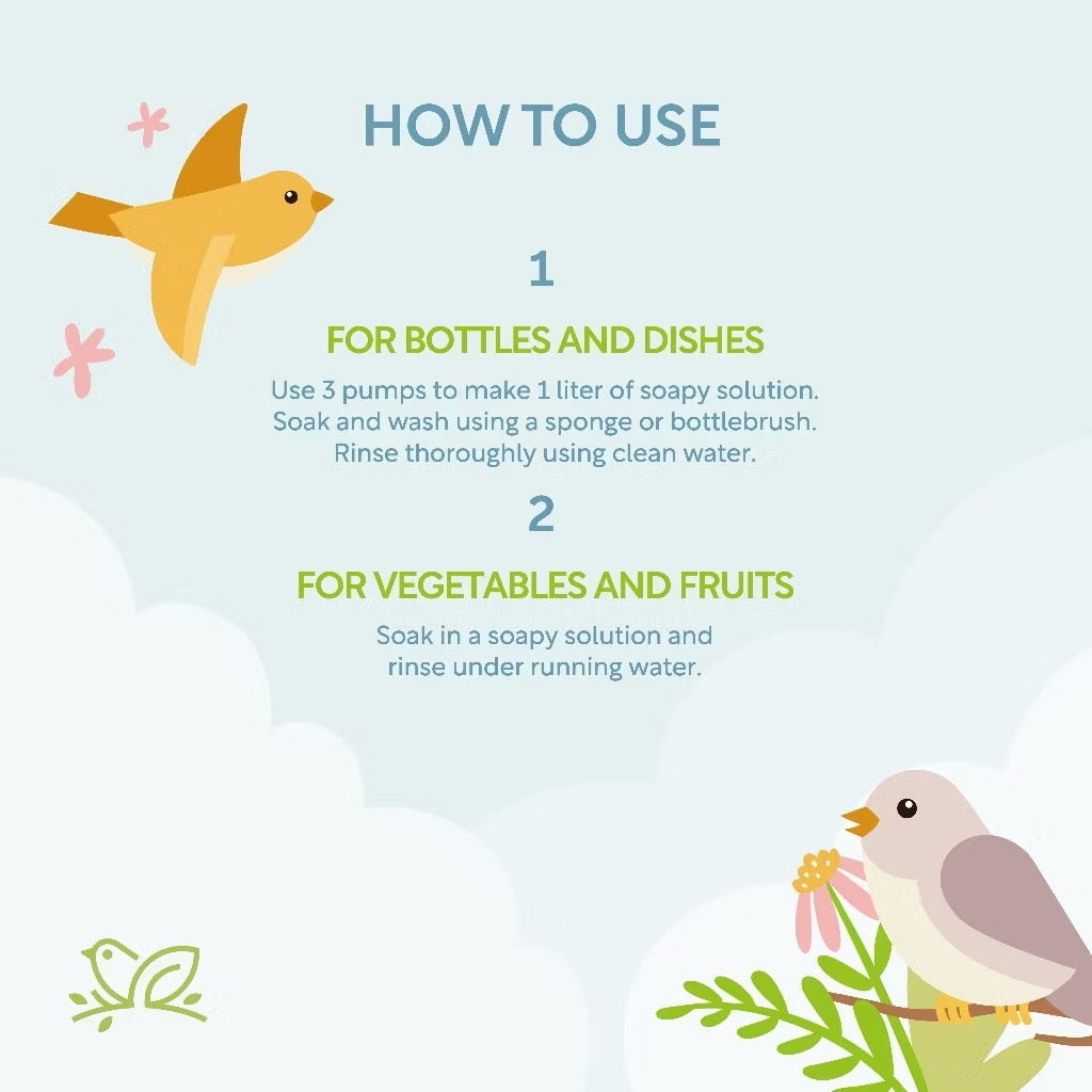 Nature to Nurture Baby Bottle and Dish Wash