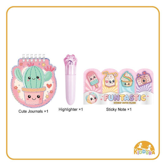 Kiddora Cactus Journal Set