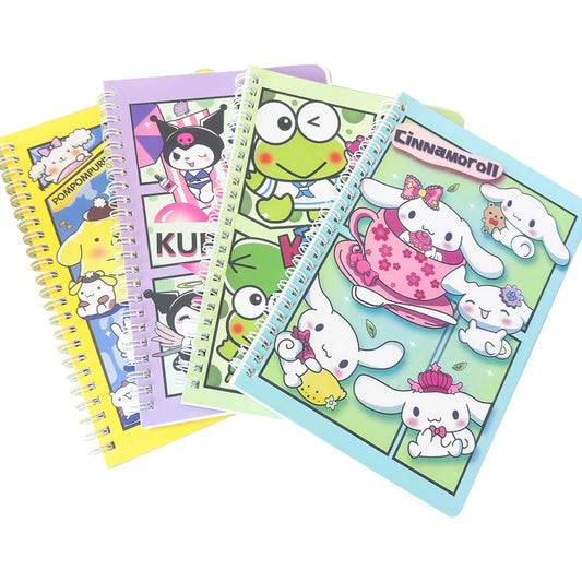 LITTLE FAT HUGS SANRIO SPIRAL NOTEBOOKS (4 PCS/PACK)