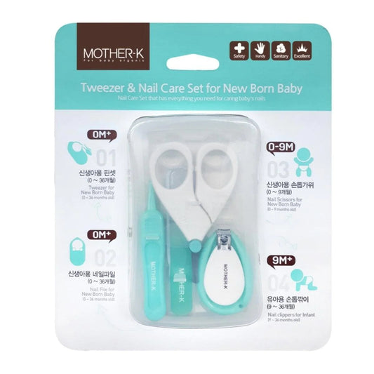 MOTHER-K TWEEZER & NAIL CARE SET NEW BORN BABY