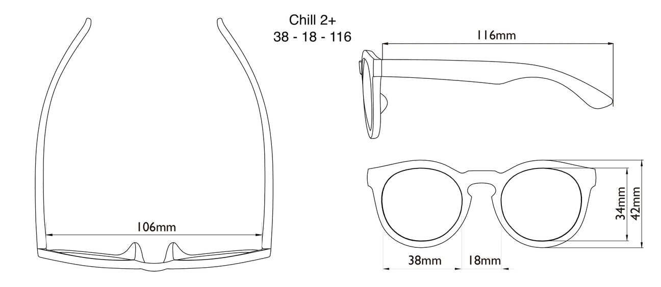REAL SHADES CHILL SUNGLASSES FOR TODDLERS 2+