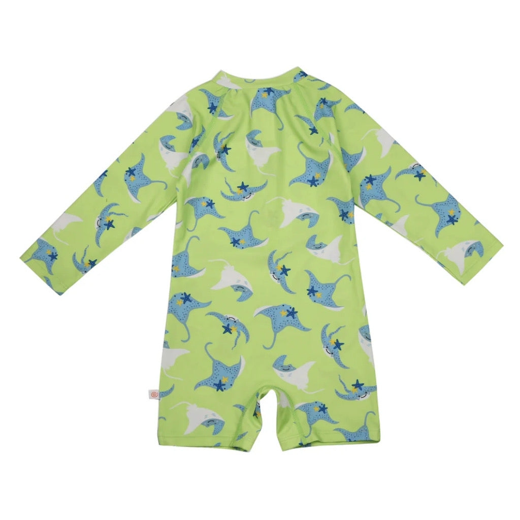 Zoocchini UPF50 Boys Rashguard Swimsuit- Sid the Stingray