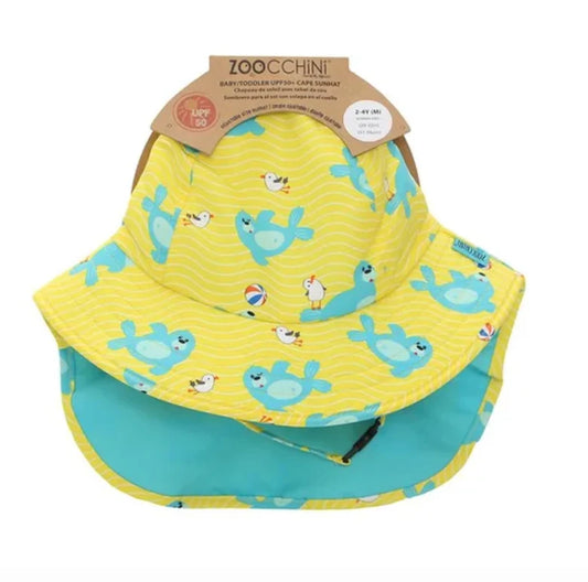 ZOOCCHINI UPF50 CAPE SUN HAT (6m-24m)