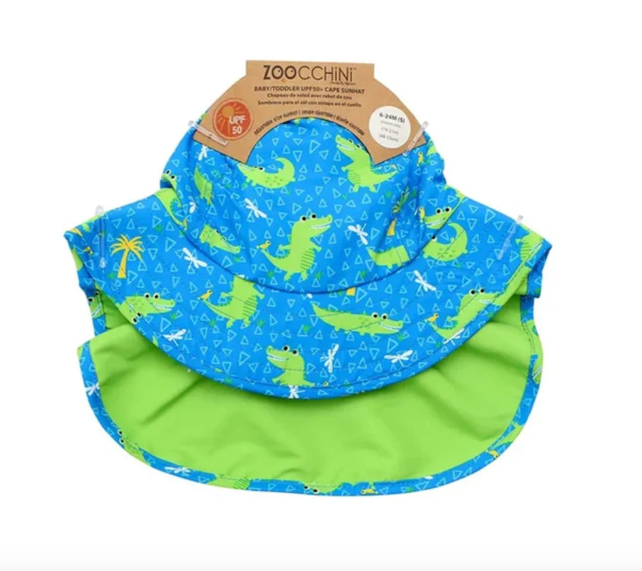 ZOOCCHINI UPF50 CAPE SUN HAT (6m-24m)