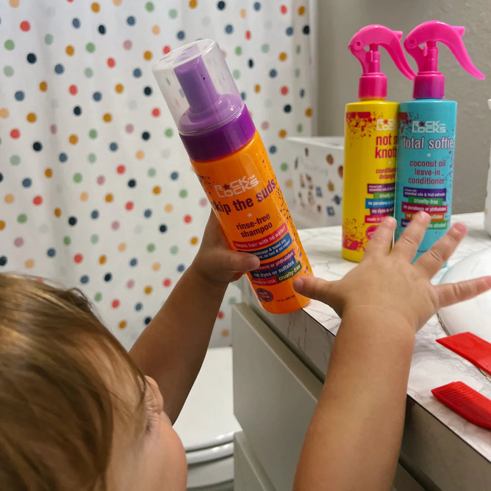 ROCK THE LOCKS - SKIP THE SUDS FOAMING RINSE-FREE SHAMPOO