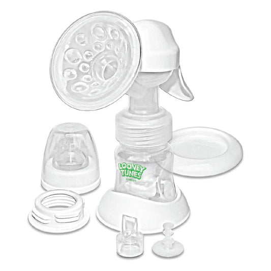 Tender Luv Looney Tunes BPA-Free Manual Adjustable Suction Breast Pump Dual Suction level