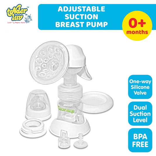Tender Luv Looney Tunes BPA-Free Manual Adjustable Suction Breast Pump Dual Suction level