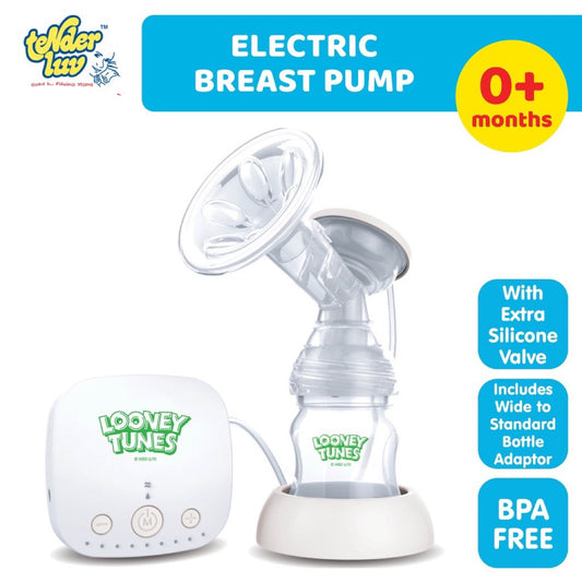 Tender Luv Looney Tunes BPA-free Electric Breast Pump Painless Pumping