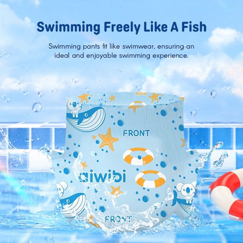 Aiwibi Baby Swimming Diaper Waterproof Pull-up Pants Diapers Disposable for Baby Swimming Pools