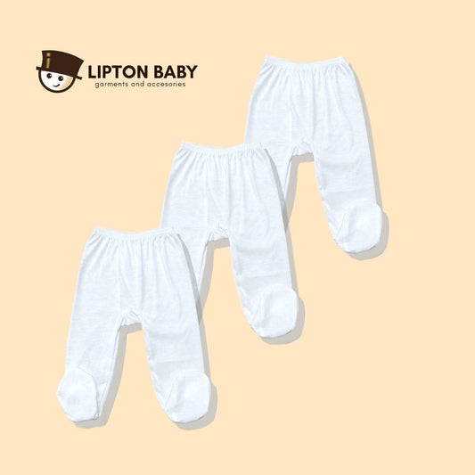 Lipton Baby Footed Pajama: Set of 3