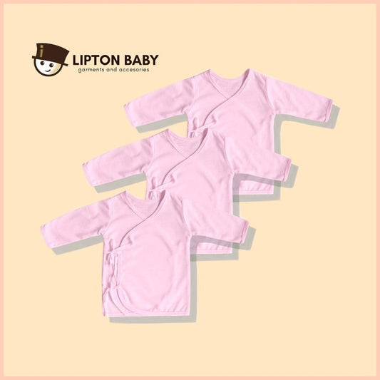 Lipton Baby Tie-side Long-sleeves Top Set of 3 #1302