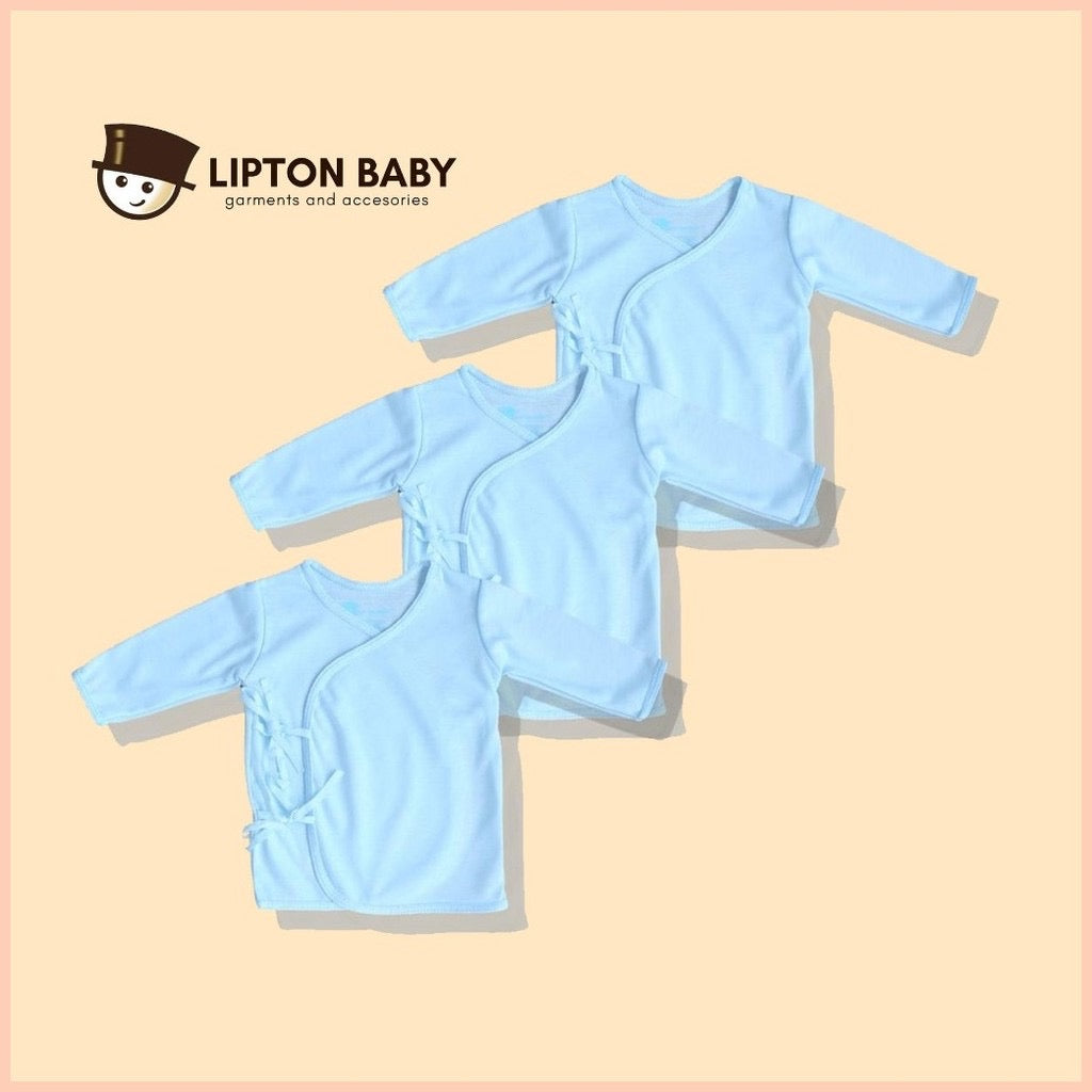 Lipton Baby Tie-side Long-sleeves Top Set of 3 #1302