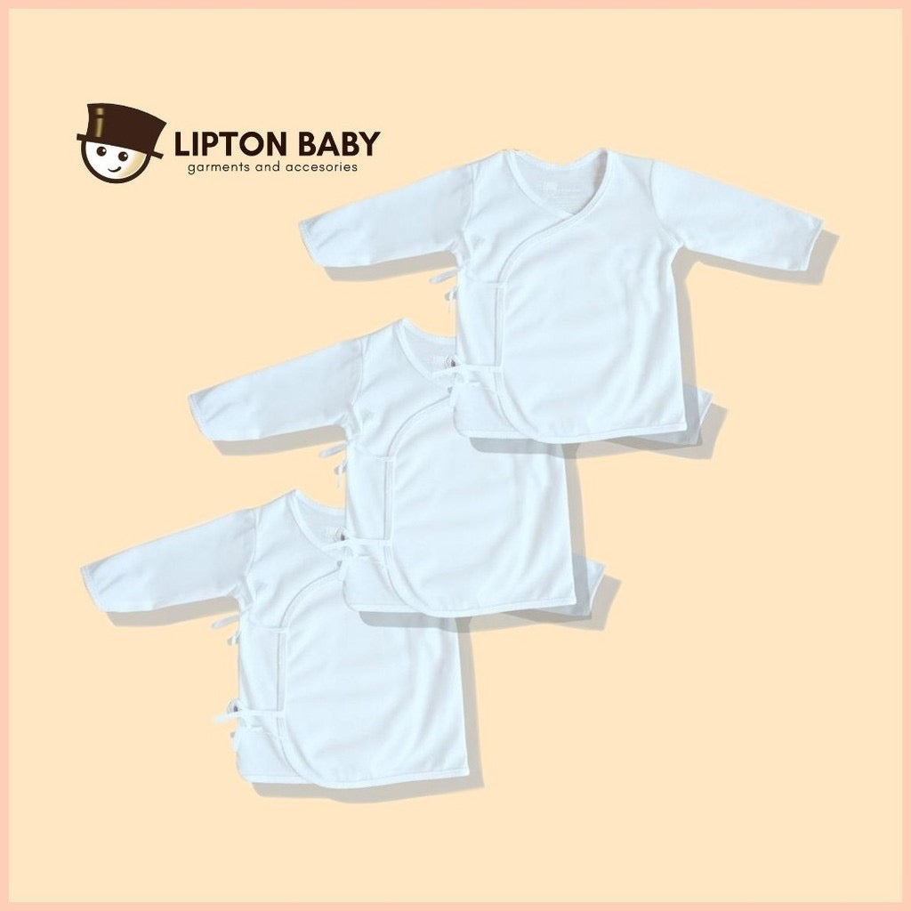 Lipton Baby Tie-side Long-sleeves Top Set of 3 #1302