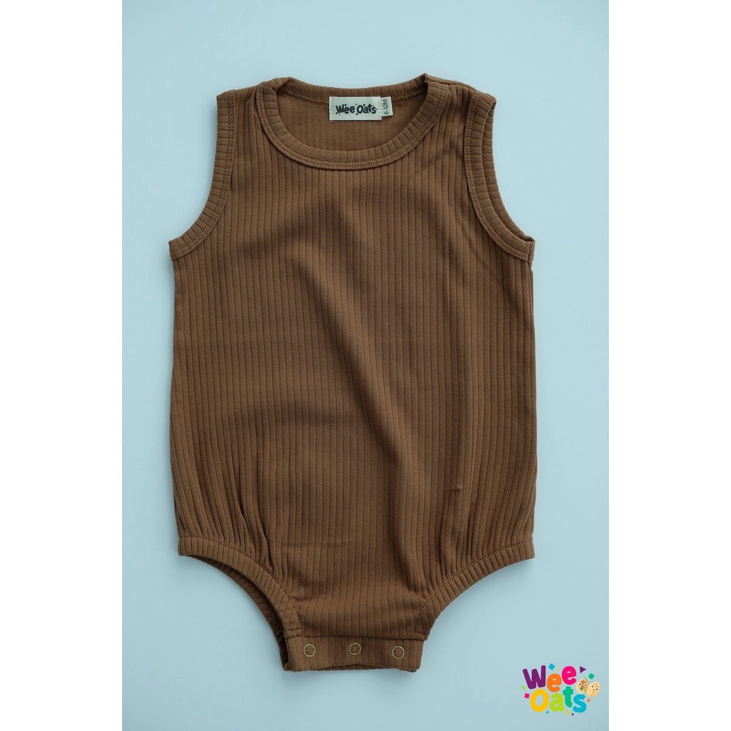 Wee Oats CHIA - Organic Cotton Baby Sleeveless Bodysuit