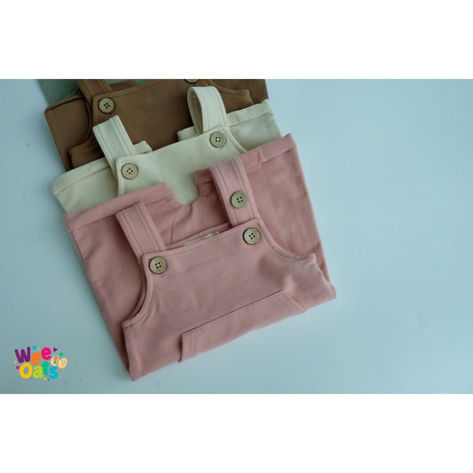 Wee Oats GRANOLA - Organic Cotton Baby Jumper Shorts