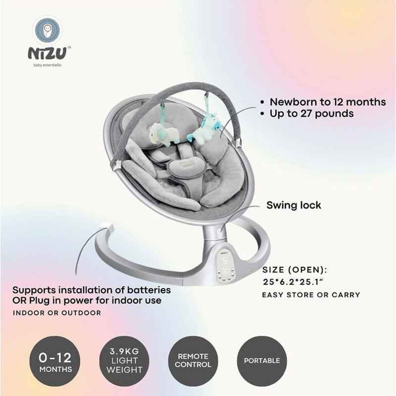 Nizu Baby Swing for Infants