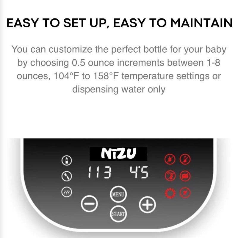 NIZU Baby Formula Pro Intelligent Formula Milk Mixer Maker Dispenser Machine