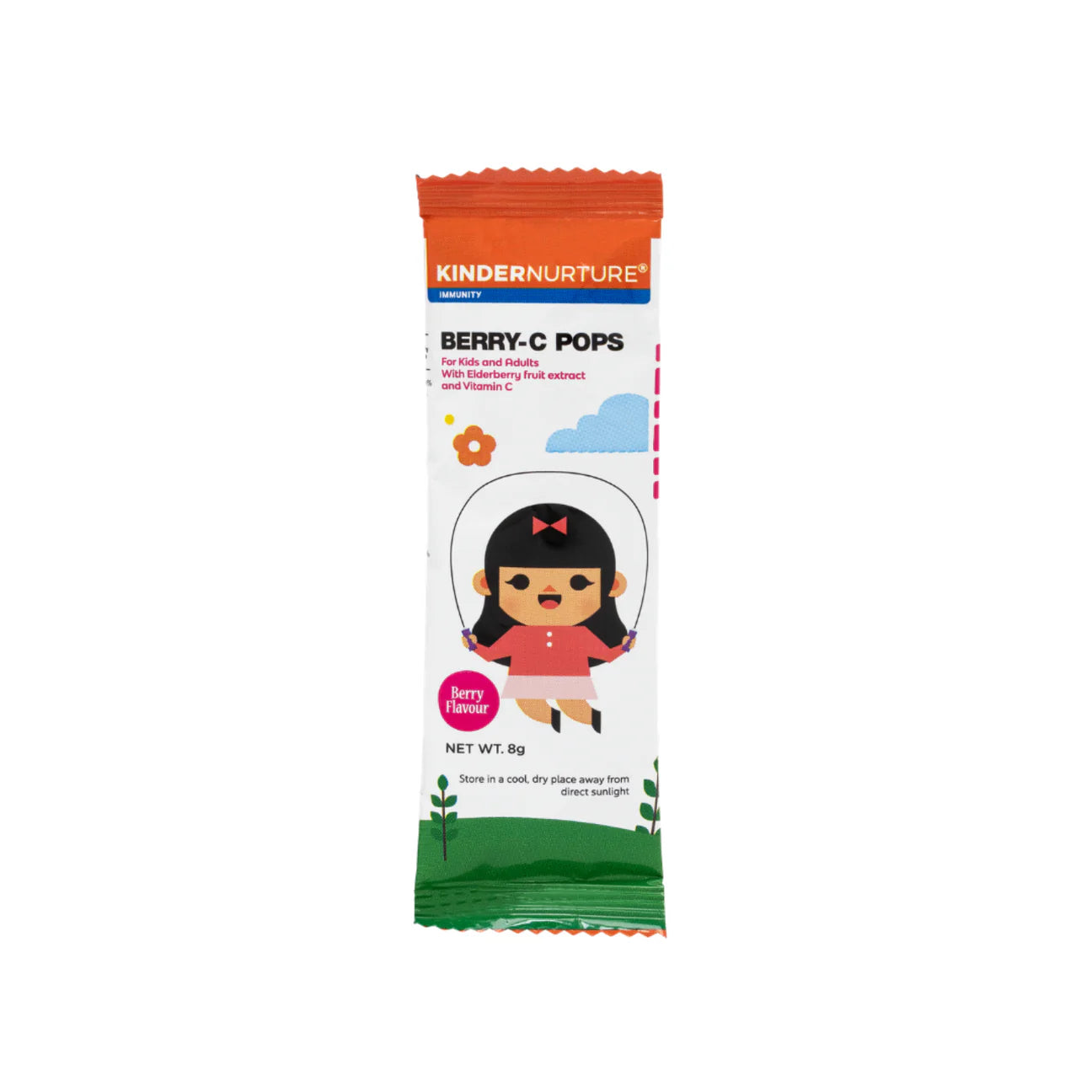 Kindernurture Berry C Pops - 6 Lollipops