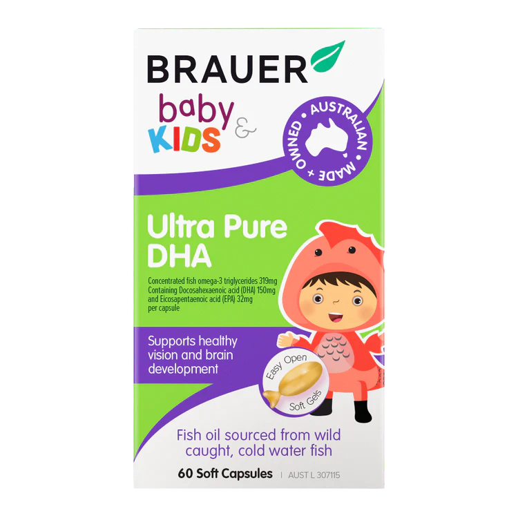 Brauer Baby & Kids Ultra Pure DHA 60’s