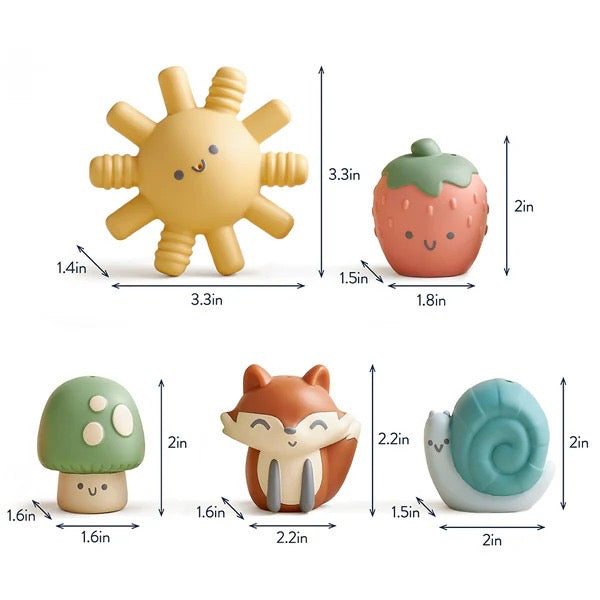 Itzy Bitzy Puppets Bath Toy Set