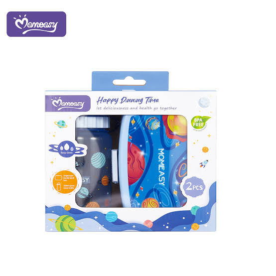 Momeasy baby Kids Children BPA free outdoor Lunch Box Set