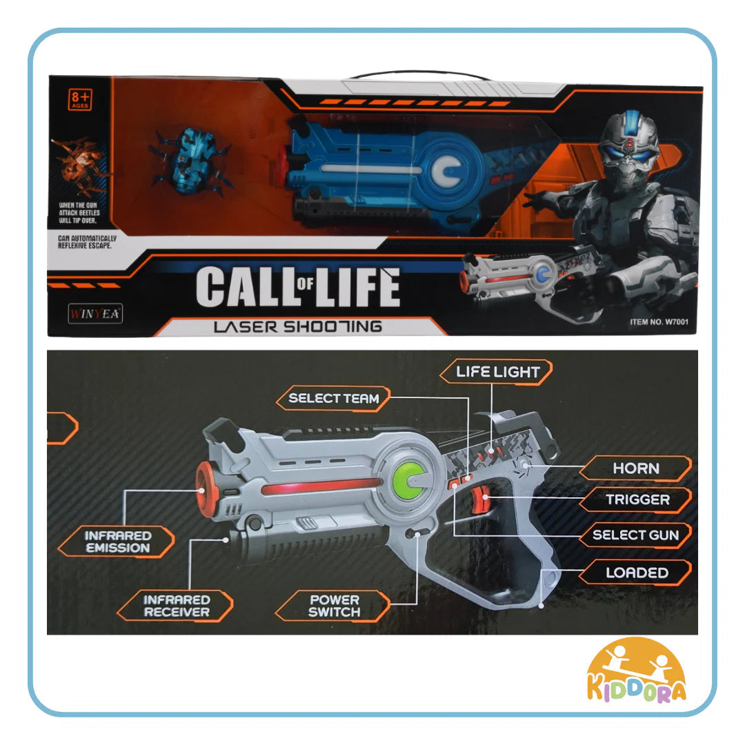Kiddora Laser Gun with Beetle Target