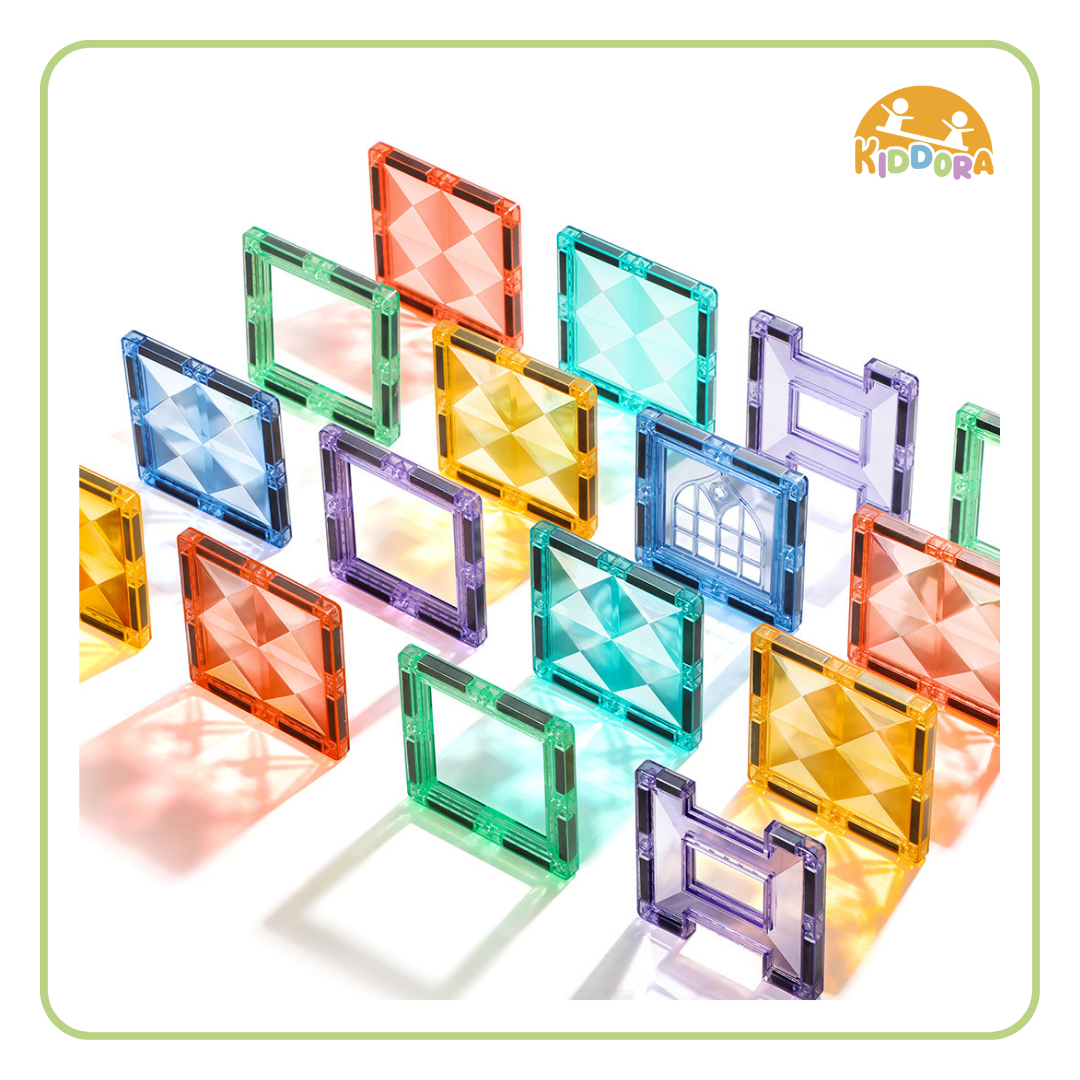 Kiddora Kebo Starshine Magnetic Tiles (100pcs)
