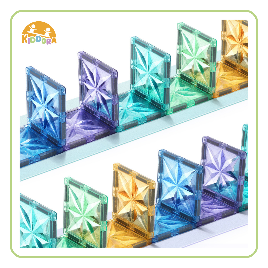 Kiddora Kebo Starshine Magnetic Tiles (100pcs)