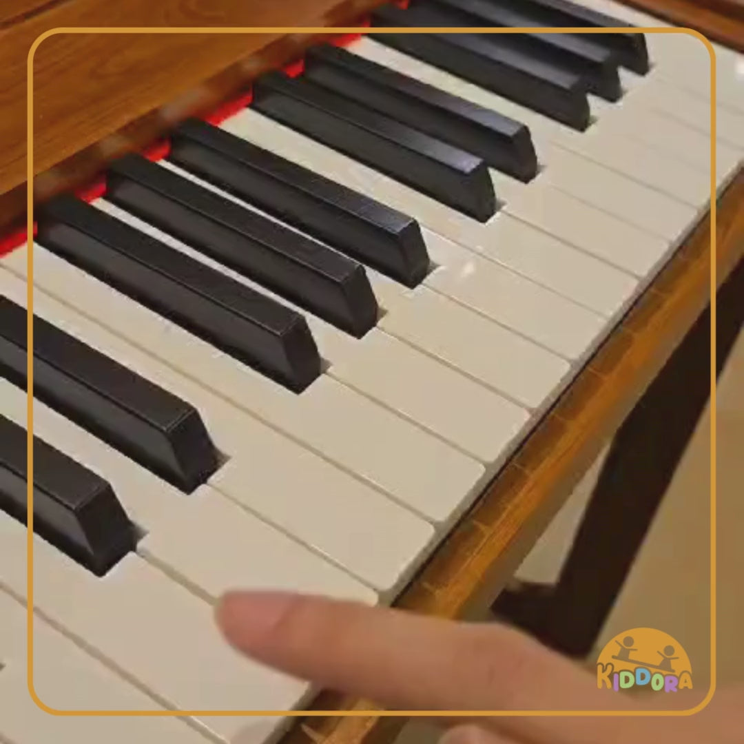 Kiddora Mini Maestro: Wooden Kids Piano