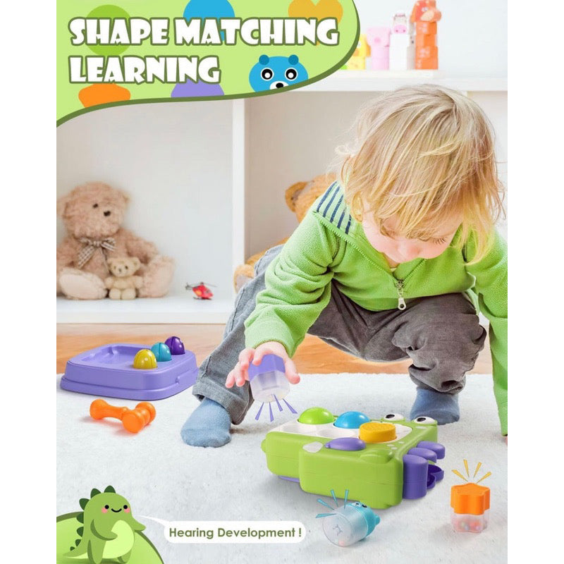 LITTLE FAT HUGS DINO WHACK-A-MOLE KIDS TOY