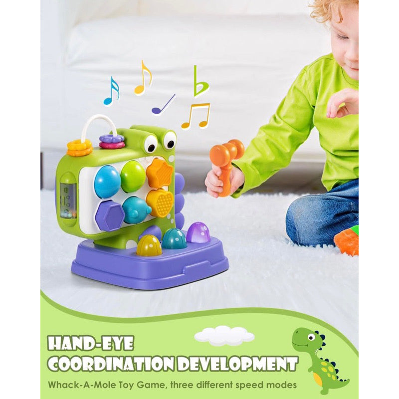 LITTLE FAT HUGS DINO WHACK-A-MOLE KIDS TOY
