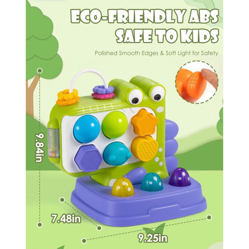 LITTLE FAT HUGS DINO WHACK-A-MOLE KIDS TOY