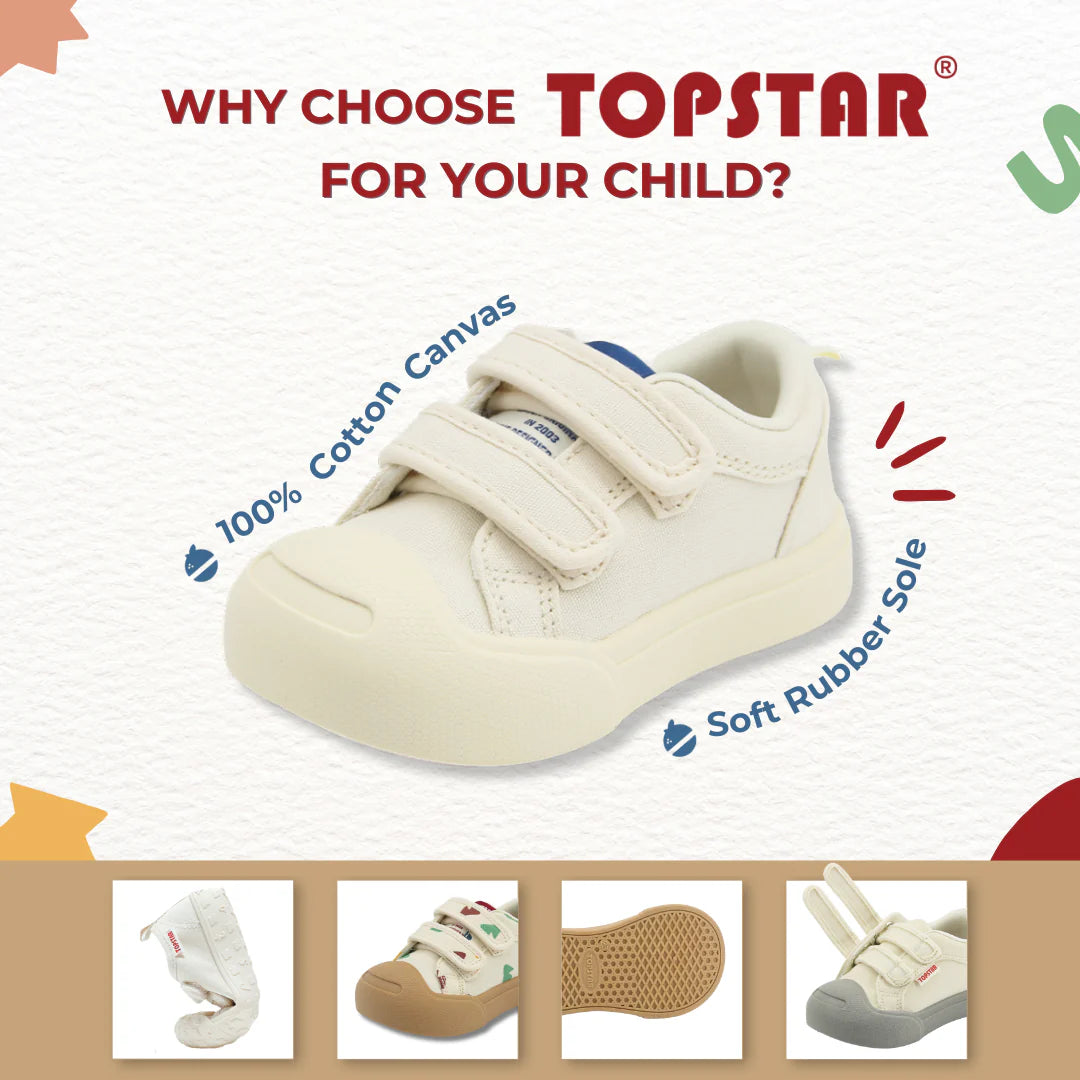 TOPSTAR ERGONOMIC KIDS CANVAS SHOES (MODEL: 2031)