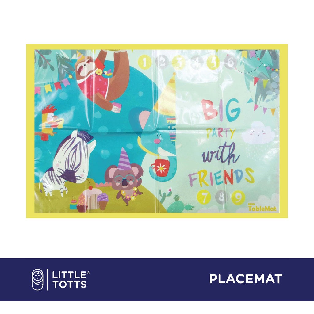 Little Totts Disposable Non-Slip Placemat (10 PCS / 1 DESIGN PER SET)