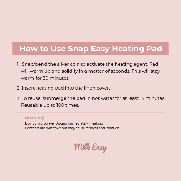 Milk Easy - Snap Easy Heating Pad