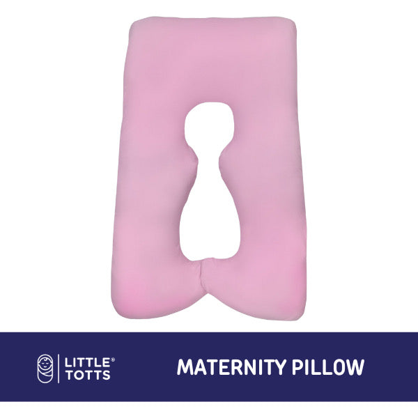 Little Totts Maternity Pillow (U-Shaped with Belly Support Hole)