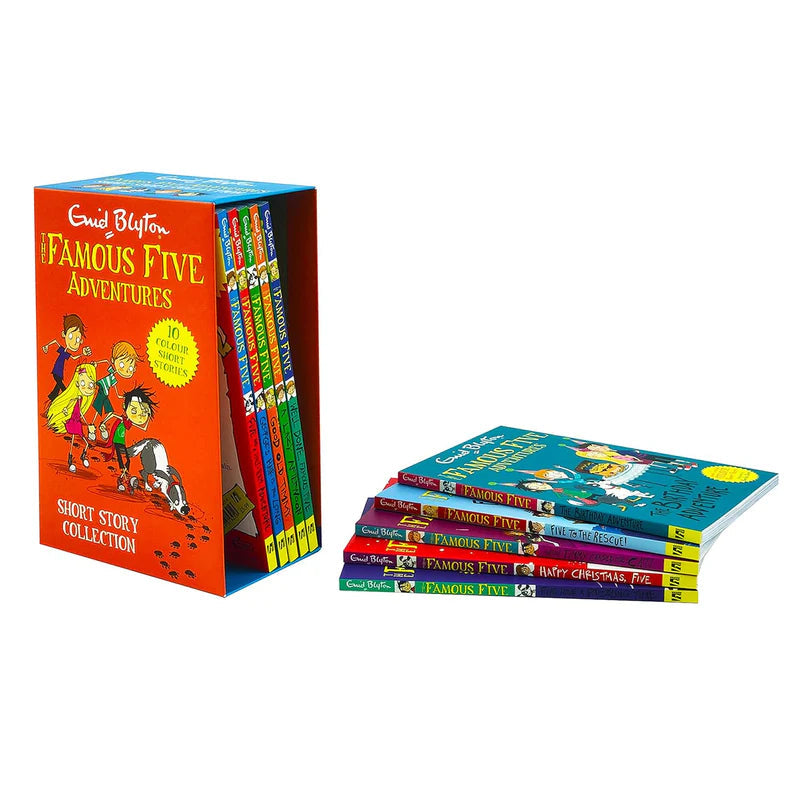 LITTLE FAT HUGS - THE FAMOUS FIVE ADVENTURES COLOUR SHORT STORIES COLLECTION (10 BOOKS)