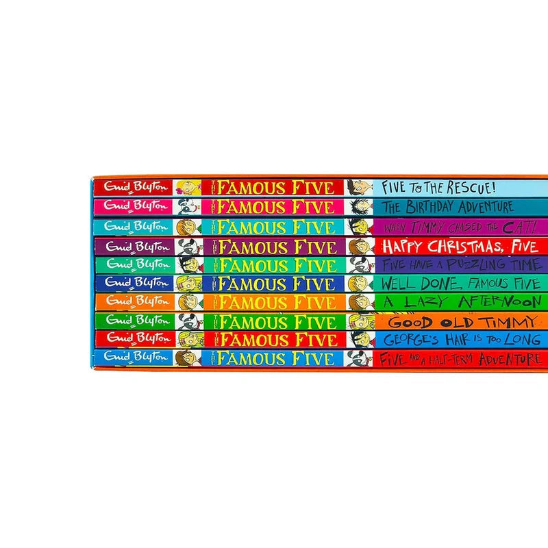 LITTLE FAT HUGS - THE FAMOUS FIVE ADVENTURES COLOUR SHORT STORIES COLLECTION (10 BOOKS)
