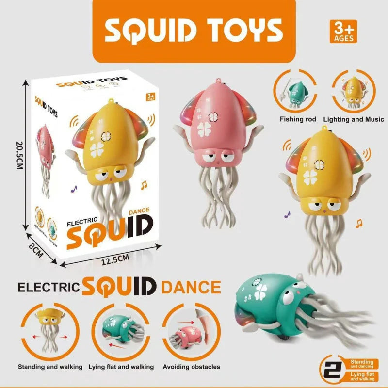 Little Fat Hugs Dancing Squid Toy