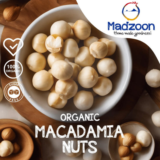 Madzoon Organic Macadamia Nuts Jar (100g)