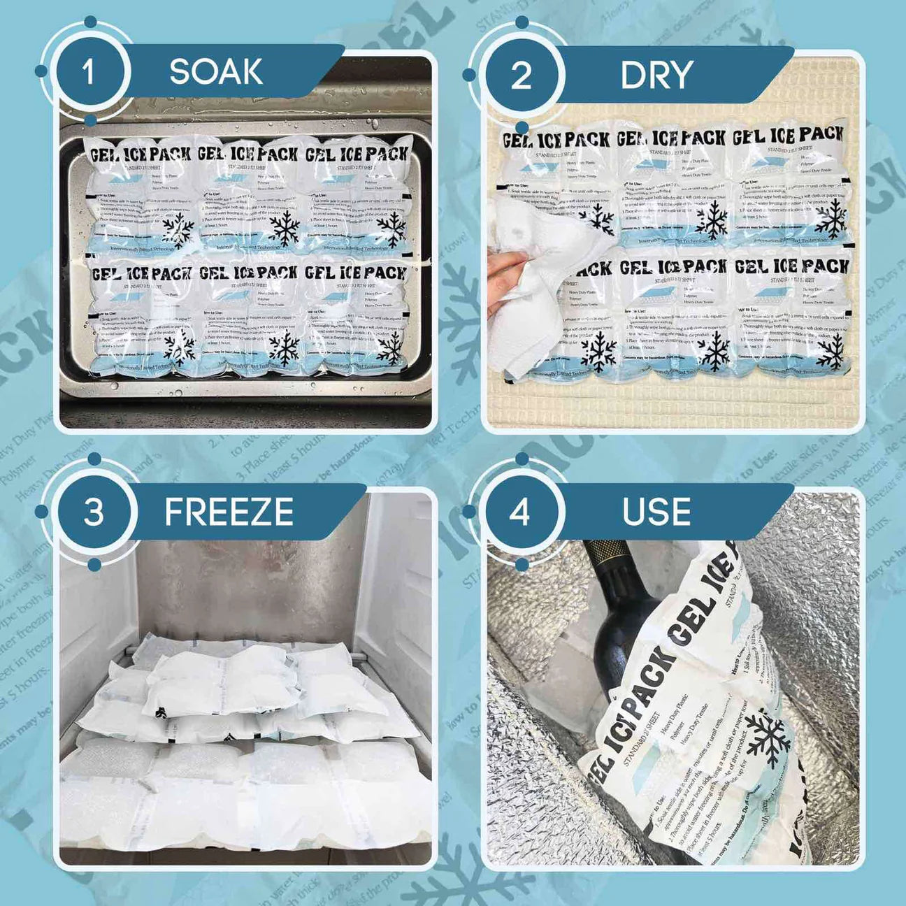 Gel Ice Pack Sheets