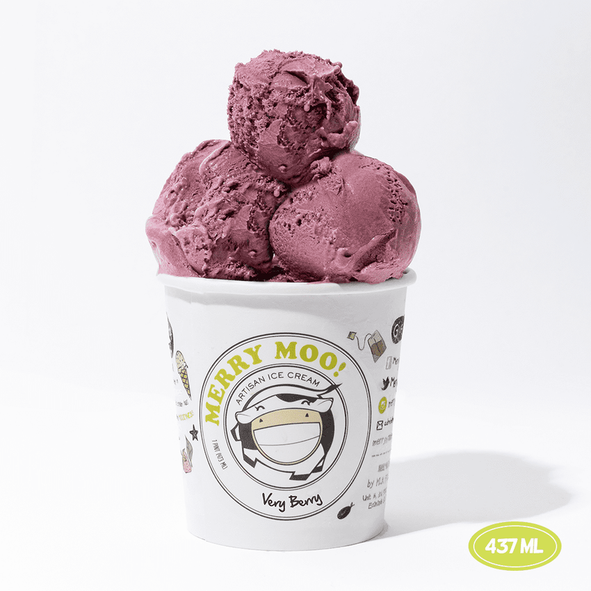 Merry Moo Very Berry Ice Cream