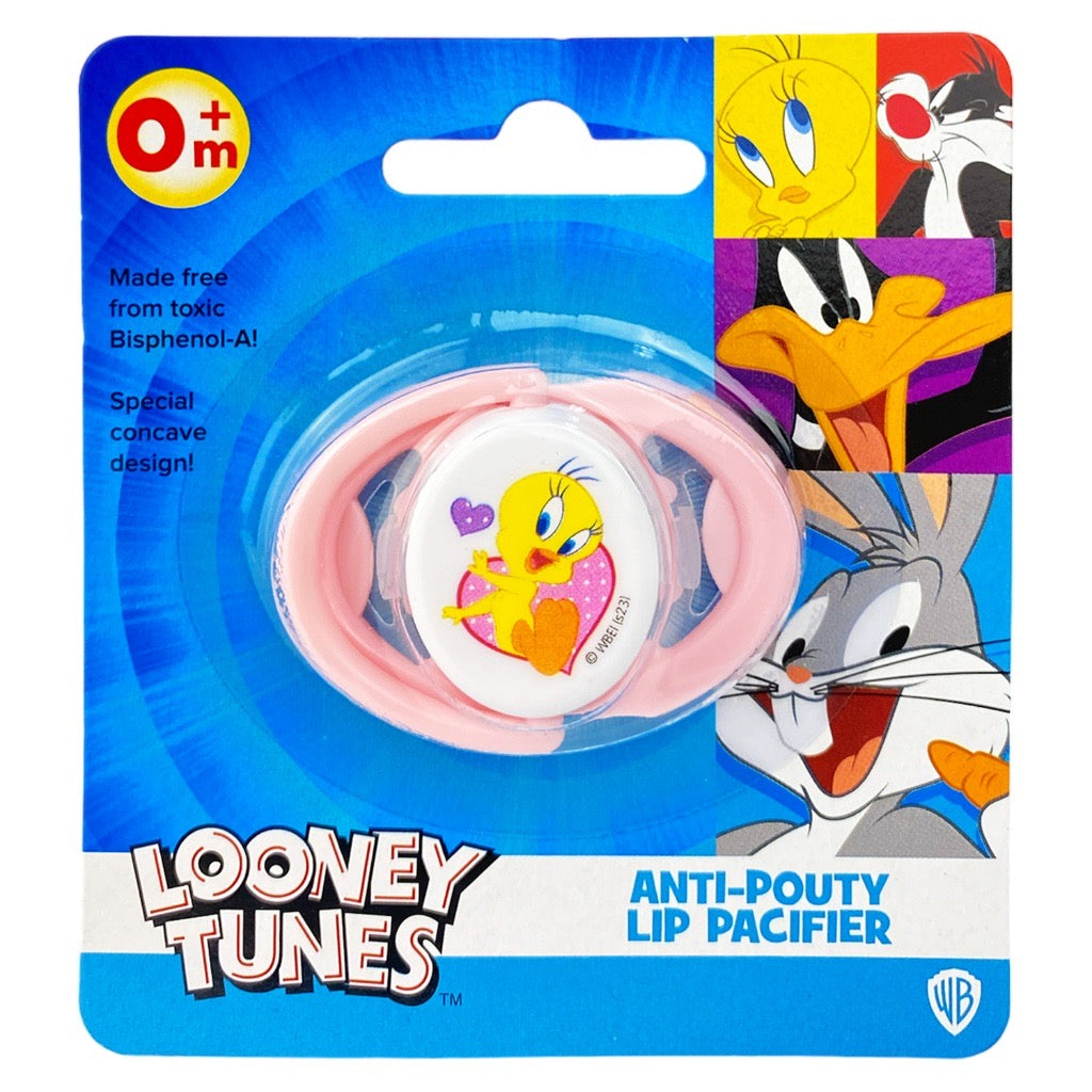 Tender Luv Looney Tunes Baby Anti-Pouty Lip Pacifier with Cover